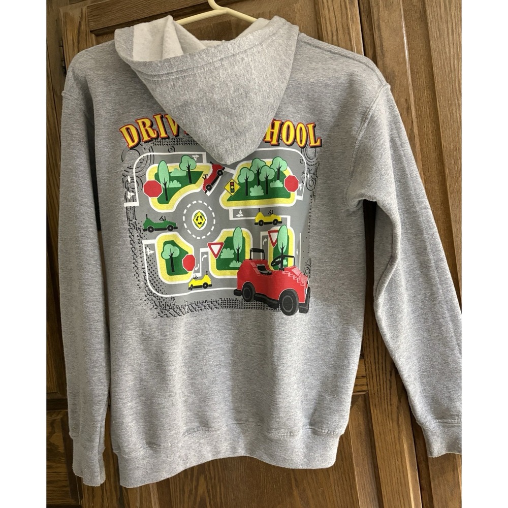 Rare LEGOland Zip Up Hoodie Pockets Youth Large Unisex Driving School Jacket‎